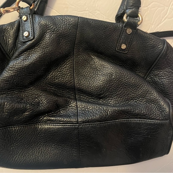 Beautiful Tommy Hilfiger Black Soft Pebble Grain Leather...